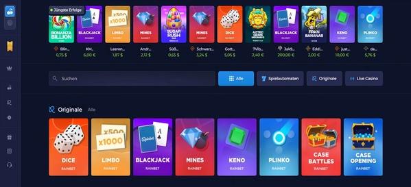 Rainbet desktop screenshot 2